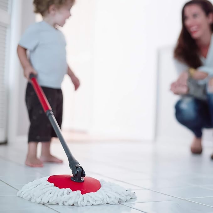 5 Pack Spin Mop Replacement Heads Mop Refills Microfiber Mop Replace Heads Safe for All Hard-surfaced Floors
