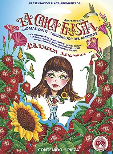 12 pcs Strawberry La Chica Fresita air Fresheners Aromatizante Fresa