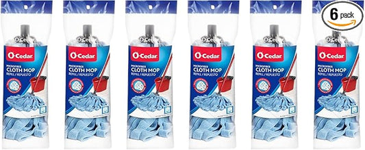 O-Cedar Microfiber Cloth Mop Refill (Pack - 6)