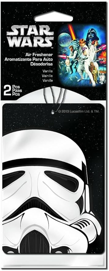 Plasticolor 005546R01 Star Wars Stormtrooper Air Freshener, (Pack of 2)
