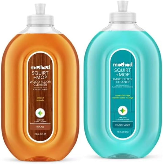 M.e.t.h.o.d Cleaning Products Squirt Mop Floor Cleaner - 25 fl oz(Pack of 2)