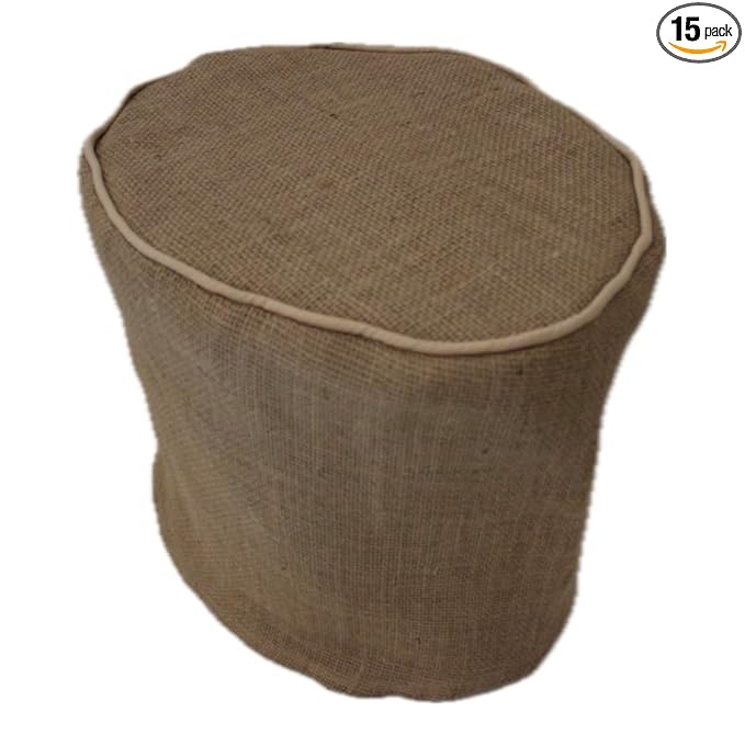 Simple Home Inspirations Natural Burlap Cover Compatible with K Coffee Brewing System (K Duo, Natural)