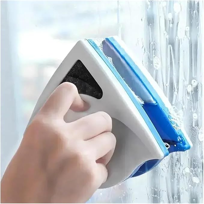 1pc Magnetic Window Cleaner Brush for Washing Windows Wash Home Magnet Household Wiper Glass Cleaning Tool(Red p3-8mm)