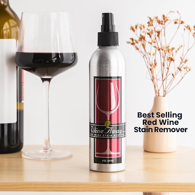 Wine Away Red Wine Stain Remover, Aluminum Signature Collection, 8oz bottle