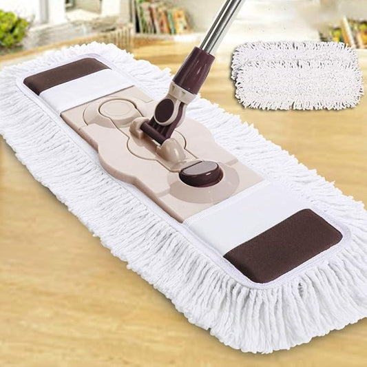 mops 360°Flat Mop，Microfiber Hardwood Floor Mop Tow Cloth with Towel, Stainless Steel Handle and Extension，Spin Mop Household Mop (Color : 1)