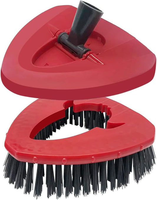 Scrub Brush for O-Ceda,Spin Mop Accessories Set for O Cedar EasyWring 1 Tank System,Great for Kitchen, Deck and Bathroom1 Shower Floor Scrubber+1 Head Base(Cover)