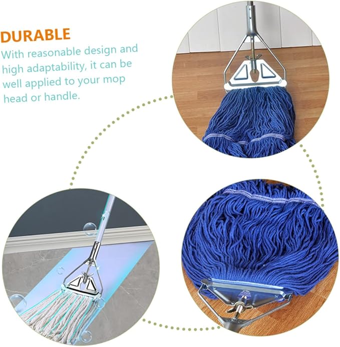 Garneck 4pcs Glass Cleaning Scraper Window Cleaner Spray Tiaras for Women Mop Base Refill Cleaning Mops Mop Handle Heavy Duty Replacement Mop Mop Parts Iron