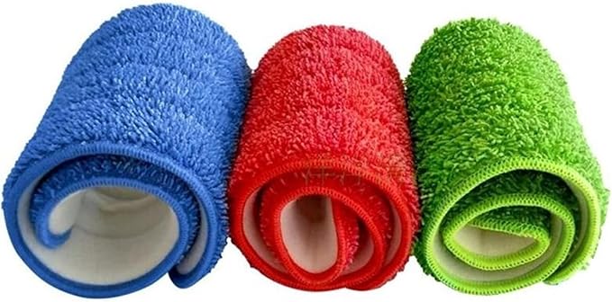 Spray Mop Cloth Pads 2PCS/ Set Fiber Head Floor Tile Window Cleaning Water Rags Paste Style Household Accessories