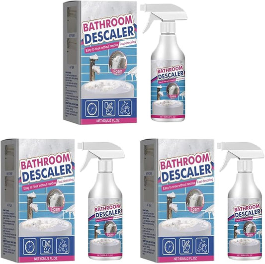 Dodorado Bathroom Descaler Foam Cleaner,Powerful Foam Bathroom Cleaner for Stubborn Stains - Gentle on Surfaces, No Scrubbing Required, All-Purpose Household Cleaning Solution (3)