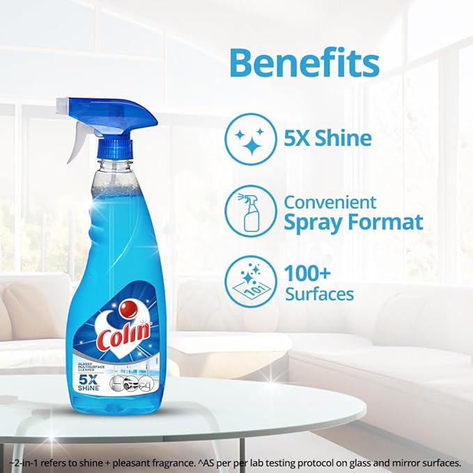 Glass Cleaner Pump 2X More Shine with shine Boosters - 500ml