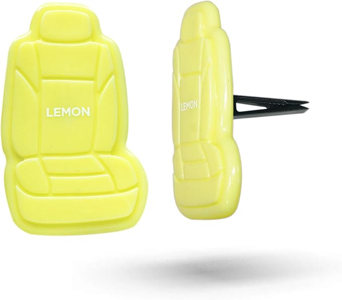 FH Group Air Freshener Vent Clips, Mini Car Seat Covers Design, (Vanilla Scent)-8PK
