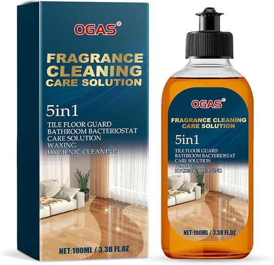 Multipurpose Floor Cleaner - Deep Stain Removal, Deodorizing & Floor Protection - Quick Drying, No Residue/Streak-Free, No Secondary Cleaning for Home Office Commercial Floors(OGAS地板清洁剂100ML)