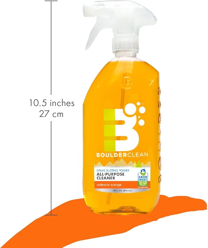 Boulder Clean Natural All-Purpose Cleaner, Valencia Orange, 28 Fluid Ounce