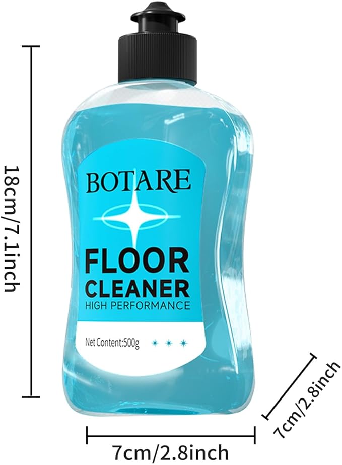 Floor Cleaner Liquid for Mopping, Household Deep Cleaning Solution for Wood,Hardwood,Tile,Laminate,Marble & Porcelain & Bathroom,Ocean Scent,17.6 Fl Oz Each(2 Bottles+1 Cleaning Cloth)