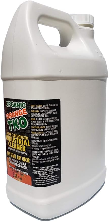 Stain remover, Floor cleaner, Degreaser, Glass cleaner, Multi Purpose Citrus Cleaner, Deodorizer, Stain Remover, Pet Safe, Non Toxic (128oz)