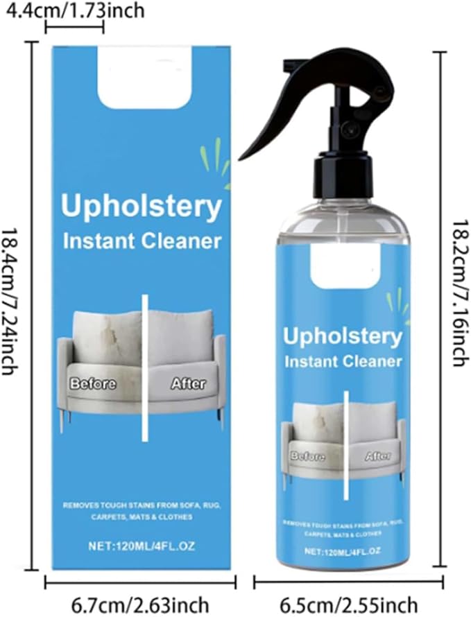 2026 Must-Have Upholstery Cleaner, Pro Formula Erases Tough Stains, Leaves Everything Fresh like New, Fabric Cleaner, For Clothing, Sofas, And Other Fabrics (3PCS)