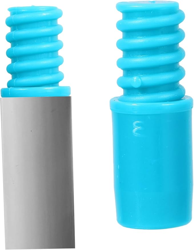 2pcs Threaded Adapter for Pole Replacement Extension Pole Adapter Threaded Tip for Mop