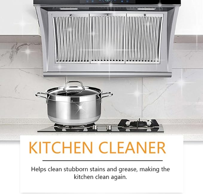 RJDJ Kitchen Foam Cleaner, 2024 Kitchen Foam Cleaner, Multi-Surface, Heavy-Duty Kitchen Foam Cleaner, Easy-to-Use All-Purpose Cleaner for Home, Restaurant, and Professional Use (3pcs)
