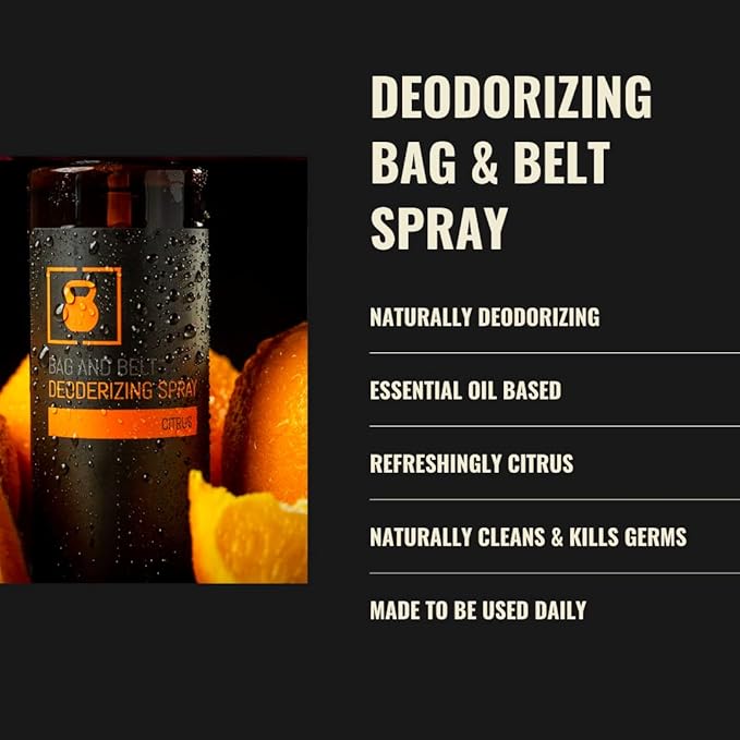 2POOD Performance Deodorizing Spray, Fresh & Clean, 4oz - Perfect for Belts, Backpacks, Shoes, and Fitness Gear