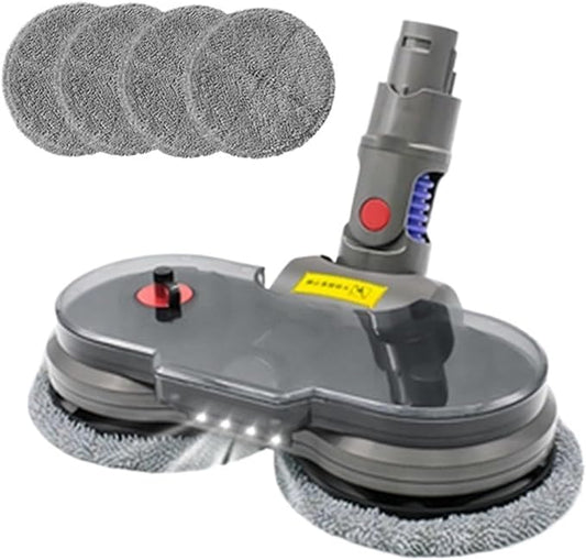 Electric Mop Head Attachment，Compatible For Dyson， V6 DC58 DC59 DC62 V7 V8 V10 V11 V15 Vacuum Cleaner Parts Spin Replacement(V6)