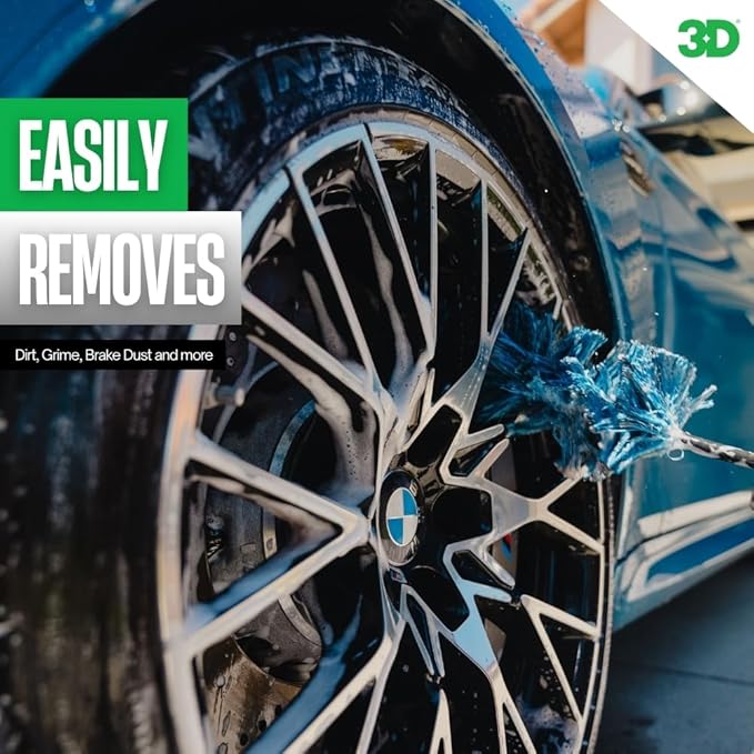 3D Wheel Kleen - High-Foaming Wheel & Tire Cleaner, Removes Brake Dust, Road Grime & Grease, Safe for All Factory Wheels & Calipers, Professional-Grade - 1 Gallon