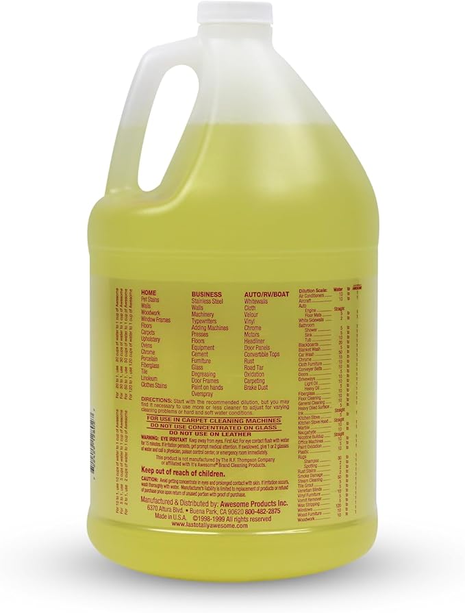 La's Totally Awesome All Purpose Cleaner Combo – 24oz Spray + 128oz Refill – Heavy Duty Degreaser & Multipurpose Cleaner for Home, Kitchen, Bathroom, Floors & More