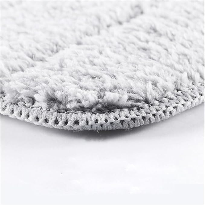 Wooden Carbon Fiber Cloth Replace Mop,Compatible For Deerma TB900，Compatible For Mijia， Water Spray Mop 360 Rotating Cleaning Cloth Head C2(12PCS)
