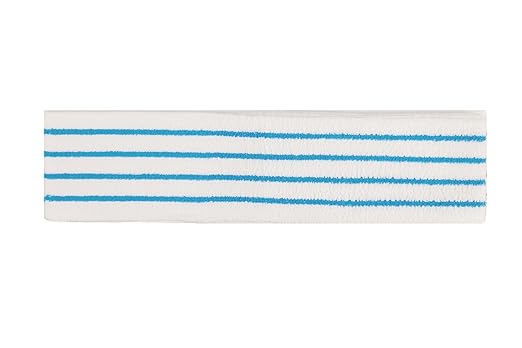 Rubbermaid Commercial Products HYGEN Disposable Microfiber Pad for Quick Connect Mop System, 8 Count, for 18" Frame, with Scrubbing/Scouring Stripes, Multisurface, for Dry and Wet Cleaning, 2182496