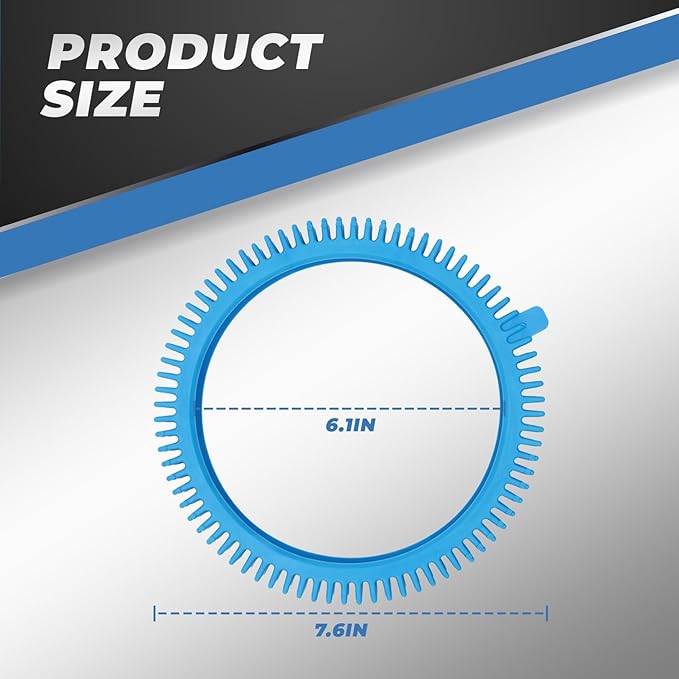 896584000-143 4Packs Replacement Tires with Super Hump Compatible with 2X 4X Pool Cleaners