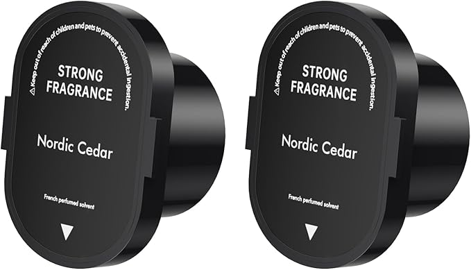 GS-5502 Mistique AuraDrive (Aquatic Scent: Nordic Cedar) refills X2-1200 Sprays, GS-5502 Car Air Fresheners