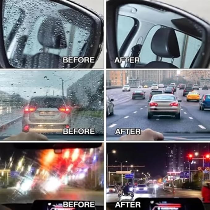 Glass Emulsion Cleaner | q4 Glass Guard Technology | Streak-Free Formula for Windows Windshields an Eco-Friendly Strength (2pcs)