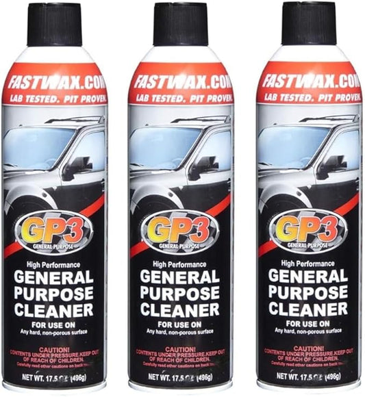 GP3 General Purpose Cleaner (17.5 oz, 3-Pack / 52.5 oz Total) | Heavy-Duty Multi-Surface Cleaner for Grease, Oil & Dirt on Metal, Glass, Plastic & Tile