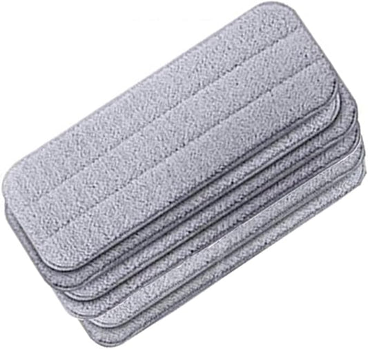 BeNtli Replace The Water Spray Mop 360 Rotary Cleaning Cloth Head Wooden Carbon Fiber Cloth C2, Compatible for Mijia Deerma (Color : 6pcs)