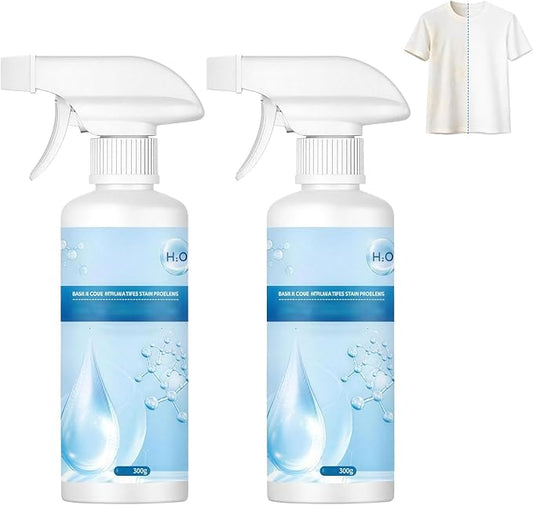 Clothing Emulsifier, Clothing Emulsifier with Active Enzymes, Powerful Fabric Cleaner for Clothes Care, Gentle on Most Fabrics, 300 ml, 2 Pack