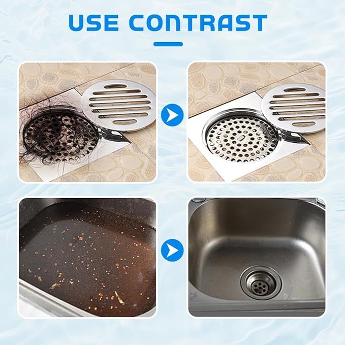 Drain Cleaner, Drain Cleaner, Sink DrainCleaner, Powerful Sink & DrainCleaner, Dredge Blast Pipe Cleaner, Powerful Pipe Dredging Agent for Home Kitchen Toilet (2)