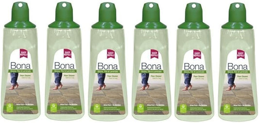 (6 pack) Bona Stone, Tile & Laminate Floor Cleaner Cartridge, 34 oz