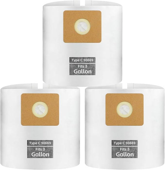 3 PCS Preferential Set 3 Gallon Vac bags, ALYYDBG Type C 90669 9066900 9066933 Disposable Collection Bags