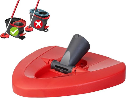 OCeda Mop Base Compatible with OCedar EasyWring 1-Tank System, Spin Mop Replacement Head Base,Rotating Triangle Mop Head Cover Replacement Rotating Mop Base Plastic Base for Spin Mop Accessories