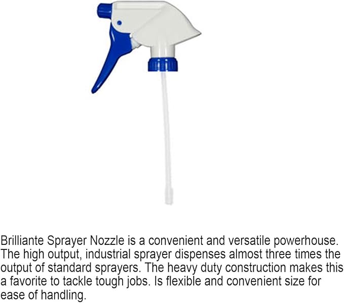 Brilliante Crystal Chandelier Cleaner - Manual Sprayer 32oz Environmentally Safe, Ammonia-free, Drip-dry Formula, Made in USA (2 Pack)