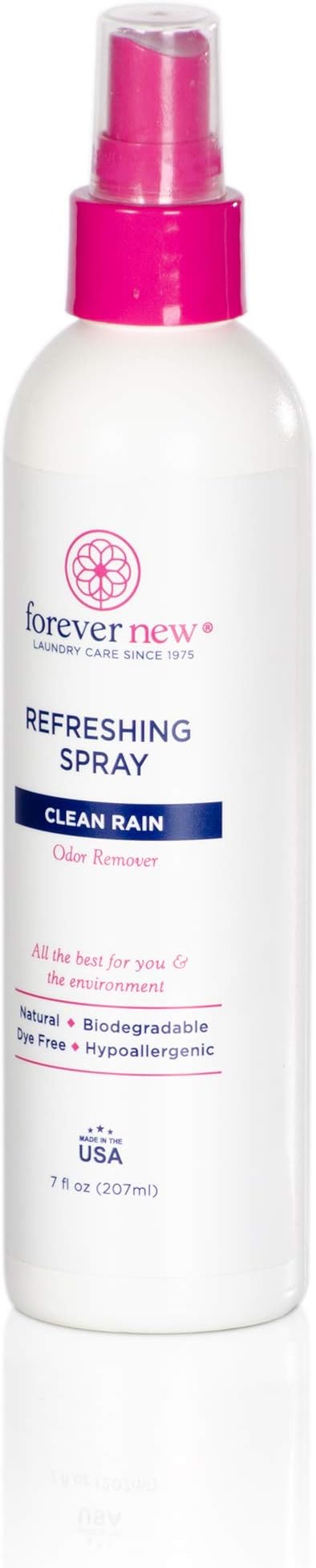 FOREVER NEW Pre-Treatment Odor Removal Spray - Fabric Refresher - Clean Rain, 7 Fl Oz