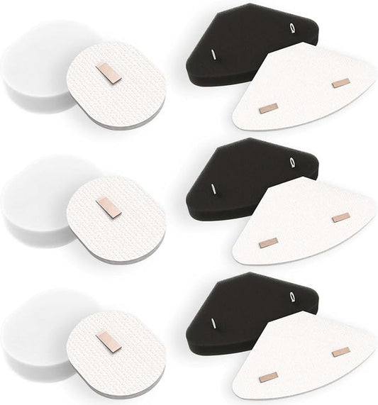 IP3251 Filters Replacement for Shark IP3251C,IP3252,IP3124,IP3225, IP3253, IP3150 Cordless PowerDetect Vacuum, 3 Pack Handheld Vacuum Pre-Motor Filters + 3 Pack Auto-Empty Dock Pre-Motor Filter