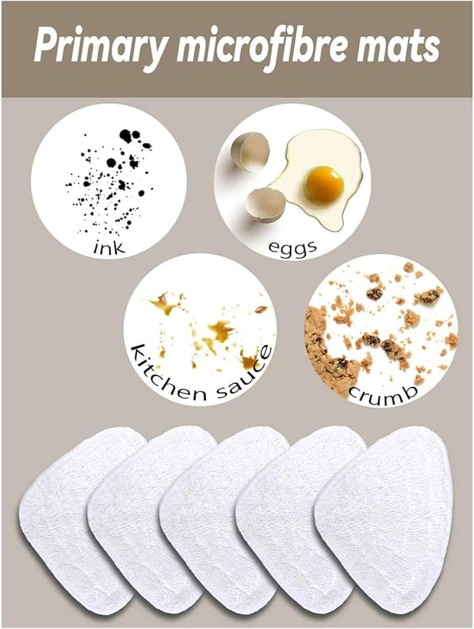 Steam Mop Pads ，Compatible For Vileda， O-cedar Plus100 Hot Spray Mop, Steam Cleaner And Vileda Steam Mop(2pcs)