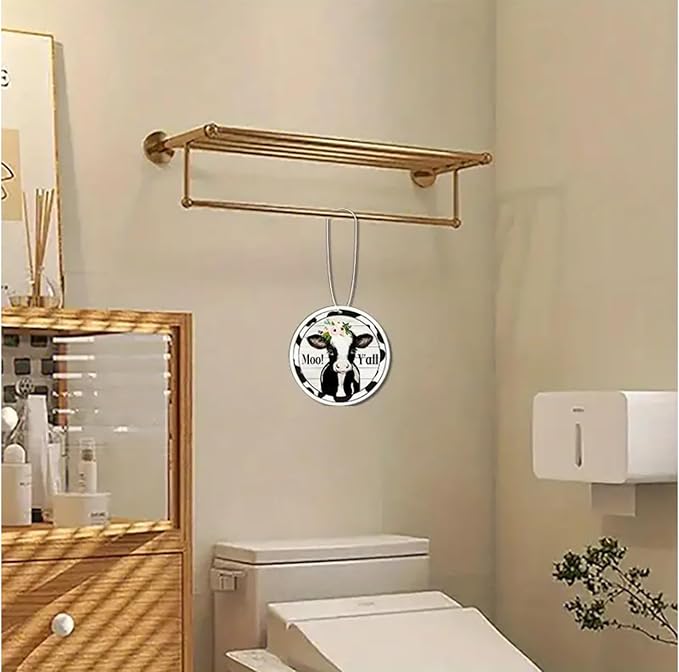 Rawan Car Air Freshener, Funny Cow Car Accessories, Hanging Fresheners for