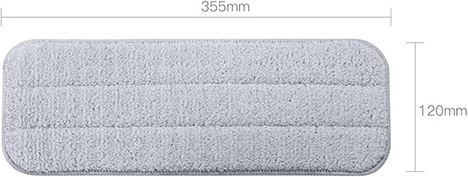 1-4 Pcs Replacement Mop Cloth Rags Compatible with Xiaomi Deerma TB500 TB800 Water Spray Mop 360 Rotating Cleaning Cloth Head(Dark khaki)