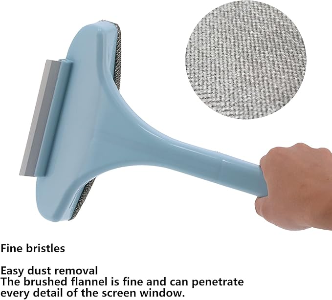 Screen Cleaner, Durable Window Kit Window Glass Cleaner Tool Detachable for Outdoor for Indoor for Screens for