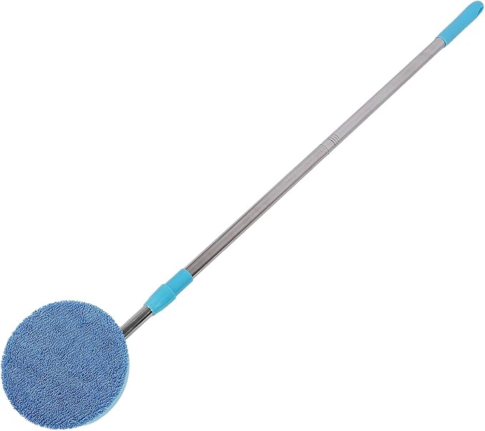 Powerful Cordless Electric Mop, Adjustable Handle, Spin Mop for Ceilings and Window, Floor Cleaner with 1200mAh Battery Capacity, ABS Material, Efficient for Home (Style1)