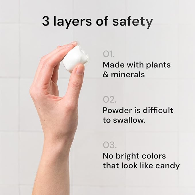Grab Green 3-in-1 Laundry Detergent Pods, Lavender Vanilla Scent, Plant and Mineral Based, Superior Cleaning Power, Stain Remover, Brightens Clothes, White, 132 Count