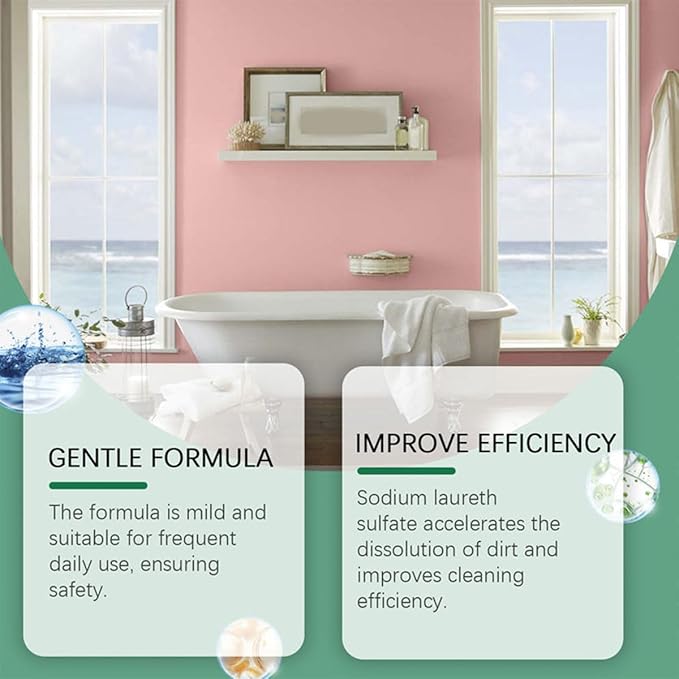 Oxalic Acid Powerful Stain Cleaner,Multi-purpose Stain Removal Cleaning Spray for Floor Countertop and Toilet (2PCS)