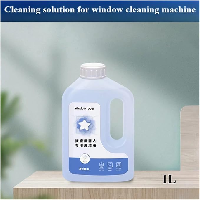 1L Cleaning Solution For Window Cleaning Machine Window Glass Cleaning Agent Cleaner Consumables - Compatible With Winbot