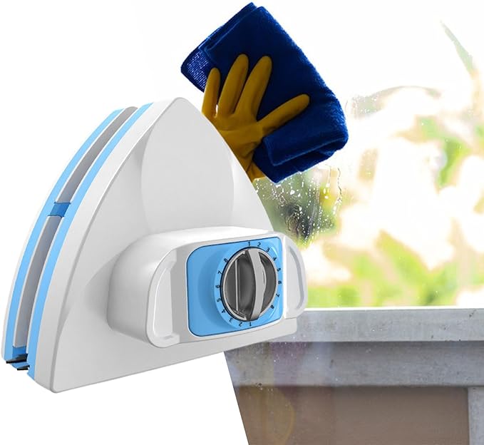 Windshield Cleaner Tool Adjustable – Elegant Versatile Wiper Magnet Brush, Magnetic Glider Washing Tools, Double Sided Window Home Outside | Home, Outside Use Ergonomic Lightweight